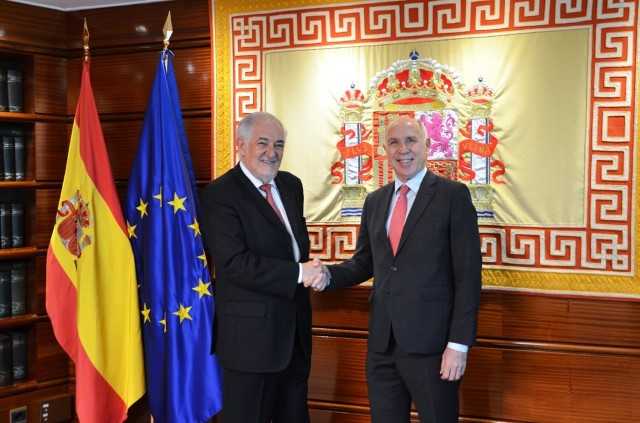 Visita del Ministro de la Corte Suprema de Justicia de Argentina al Presidente del TC